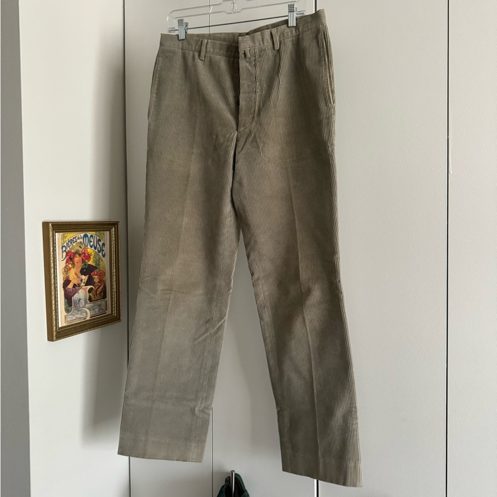 Jil Sander Straight Leg Corduroy Pants 32x32